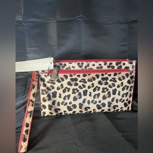 Chico’s Animal Print 2 Piece Wristlet. NWT